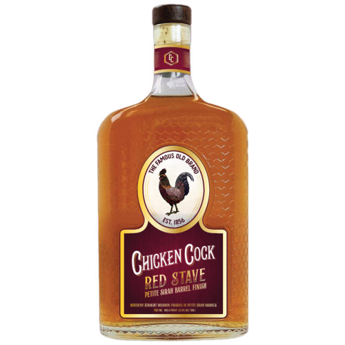 Chicken Cock Red Stave Bourbon Whiskey