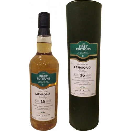 The First Editions Laphroaig 16 Year Old Single Malt Cask Strength Scotch Whisky